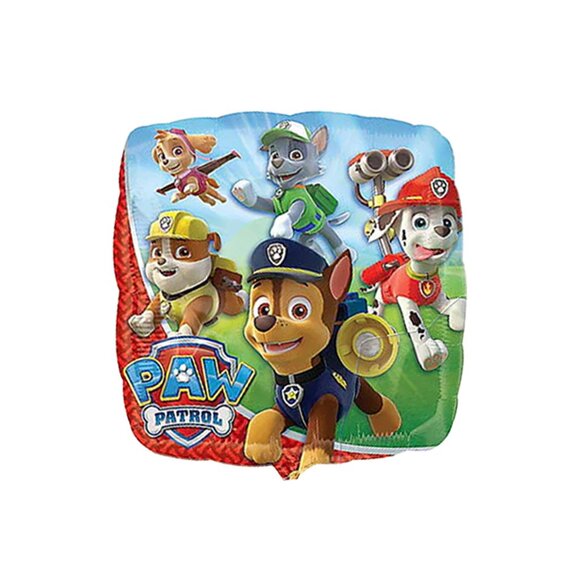 NIP Paw Patrol Birthday Balloon Bouquet 5pc Chase & Marshall Mylar Foil Balloons - Picture 3 of 3